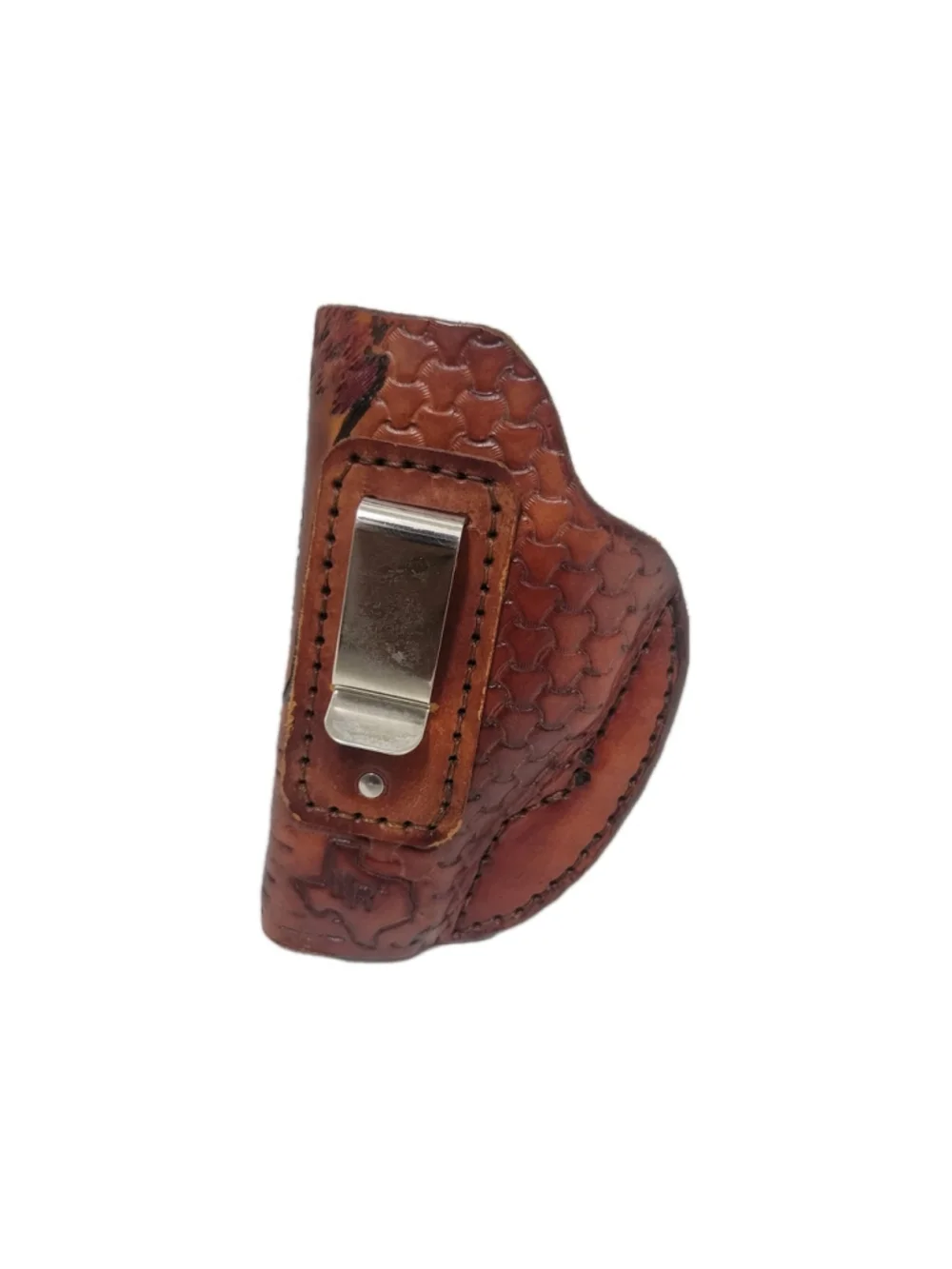 Custom Genuine Brown Leather Right Hand Holster 